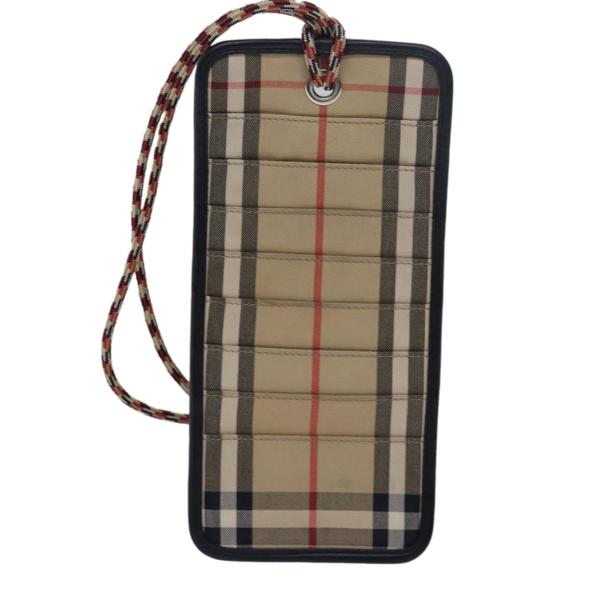 Burberry Nova Check Beige Canvas Wallet (Pre-Owned)