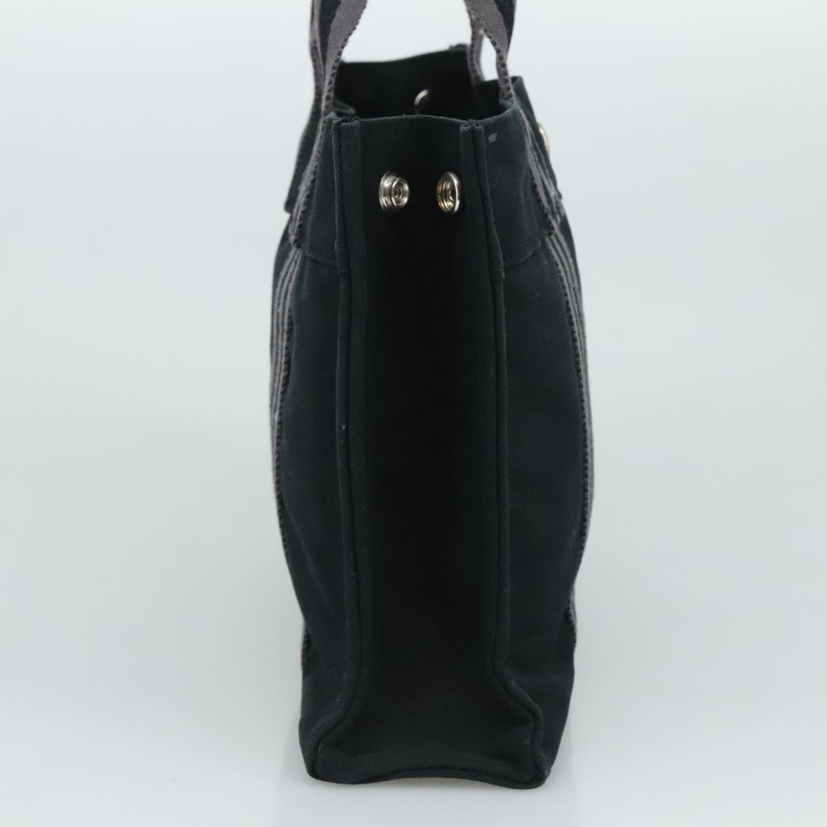 Hermès Fourre Tout Black Canvas Tote Bag (Pre-Owned)