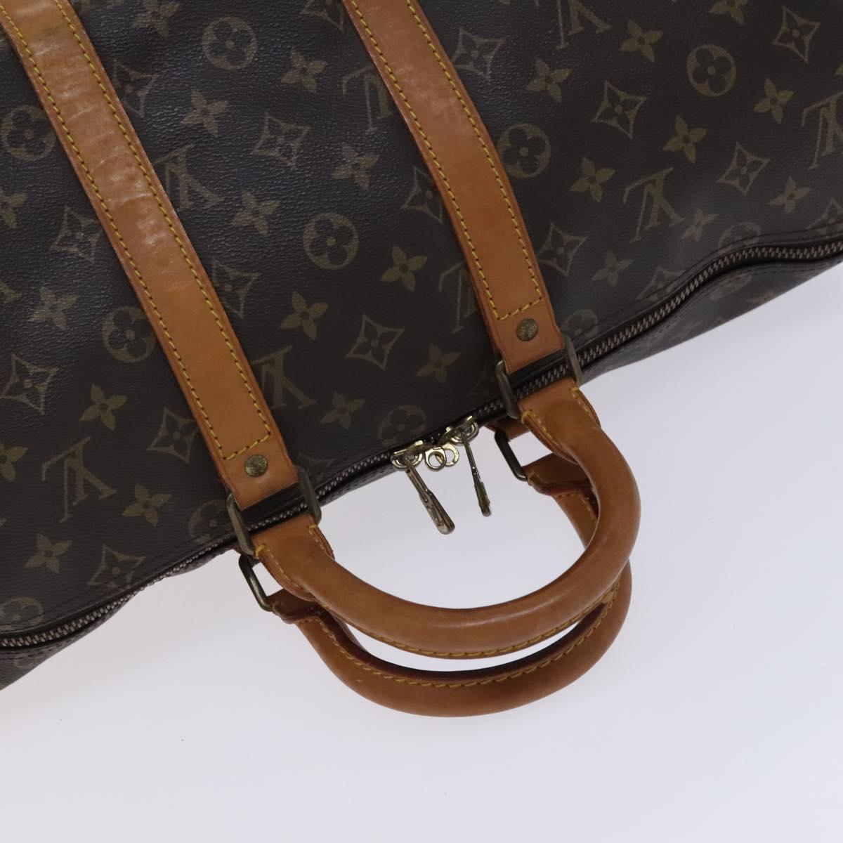 Louis Vuitton Keepall 45 Brown Canvas Travel Bag (Pre-Owned)