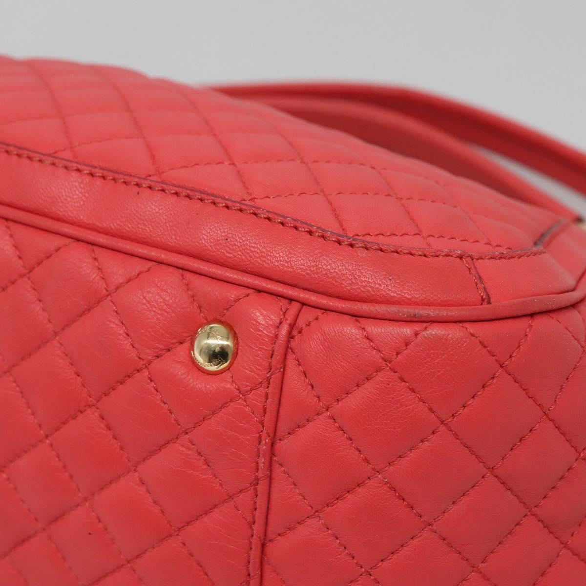 Salvatore Ferragamo Gancini Pink Leather Shoulder Bag (Pre-Owned)