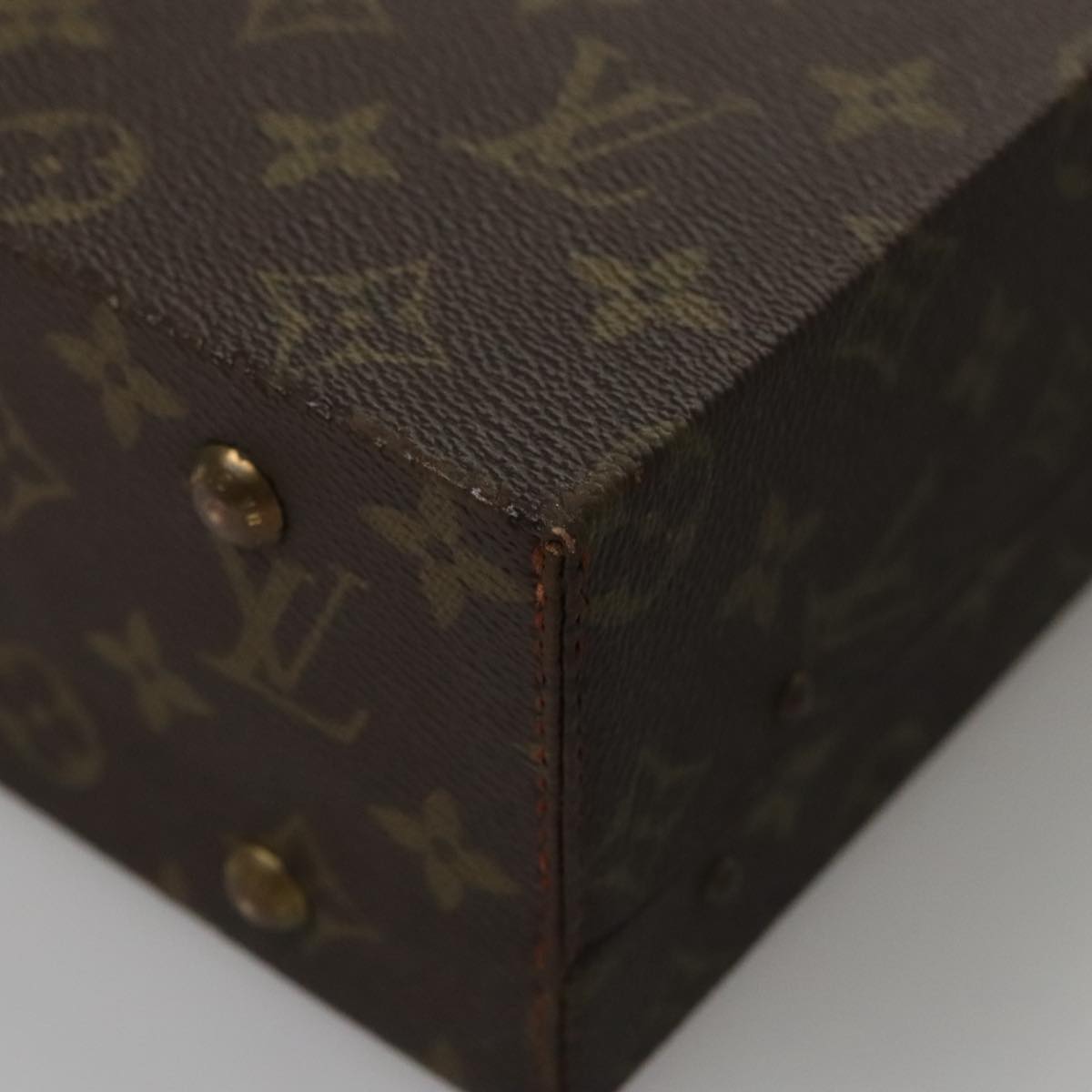 Louis Vuitton President Brown Canvas Briefcase Bag (Pre-Owned)