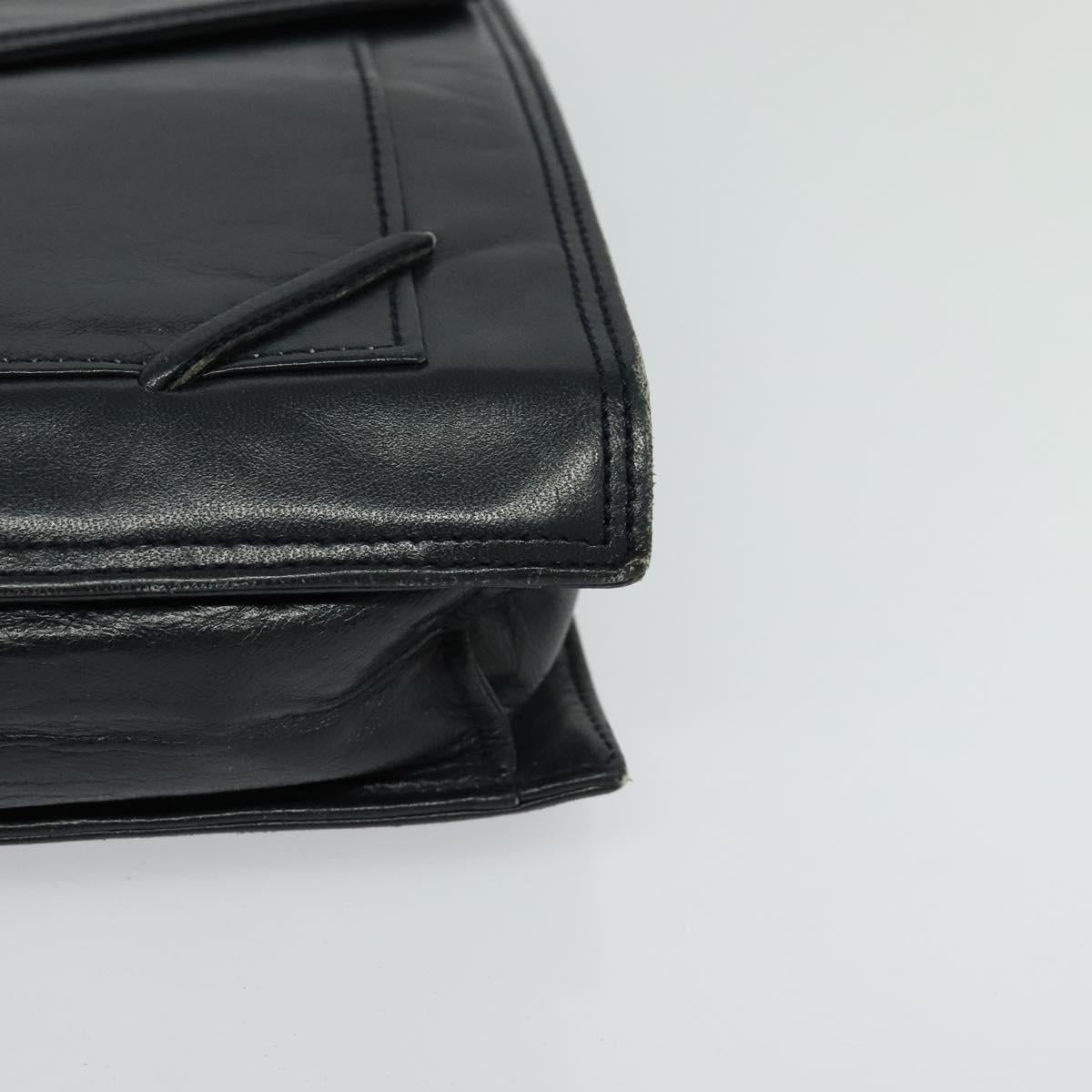 Yves Saint Laurent Black Leather Clutch Bag (Pre-Owned)