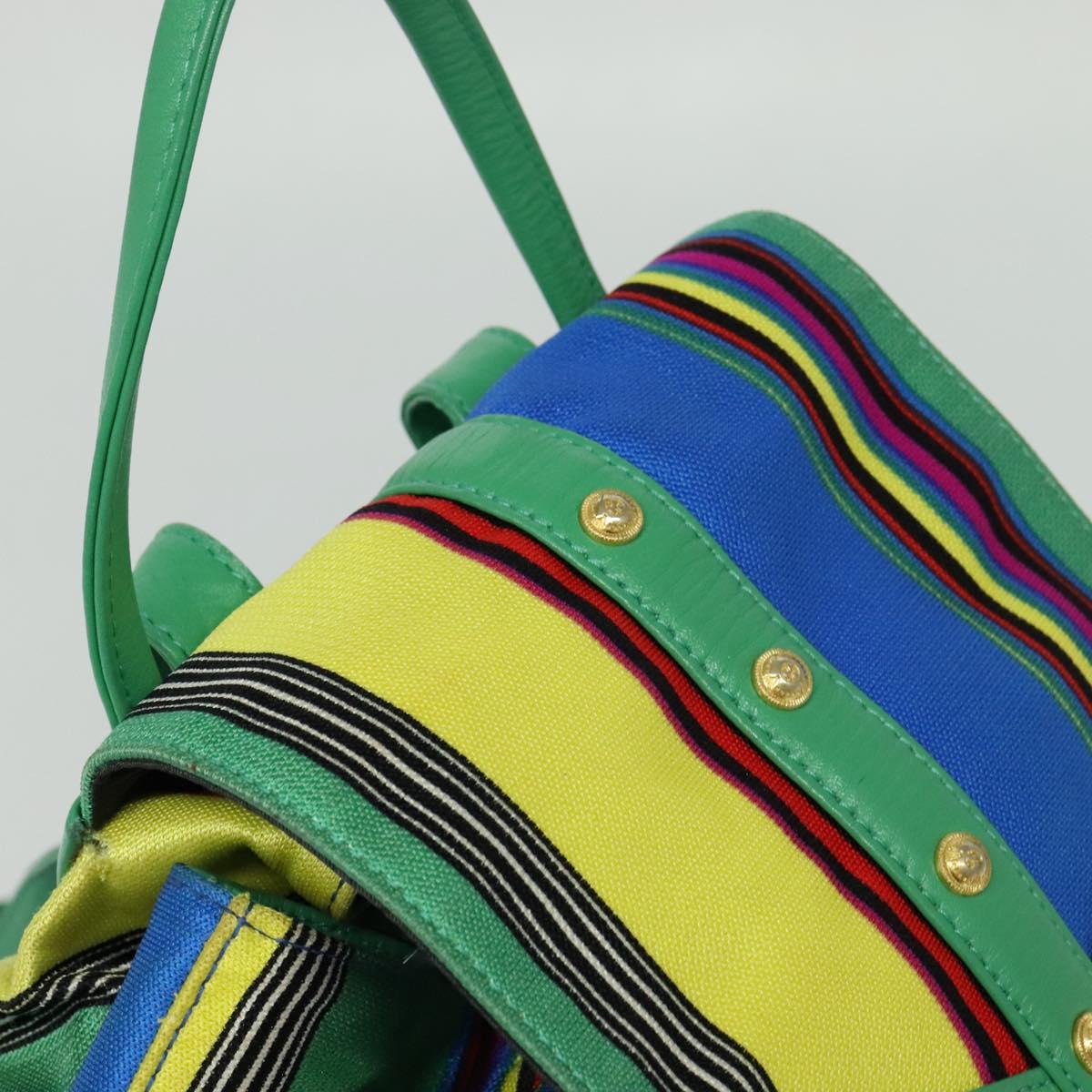 Versace Multicolour Nylon Backpack Bag (Pre-Owned)