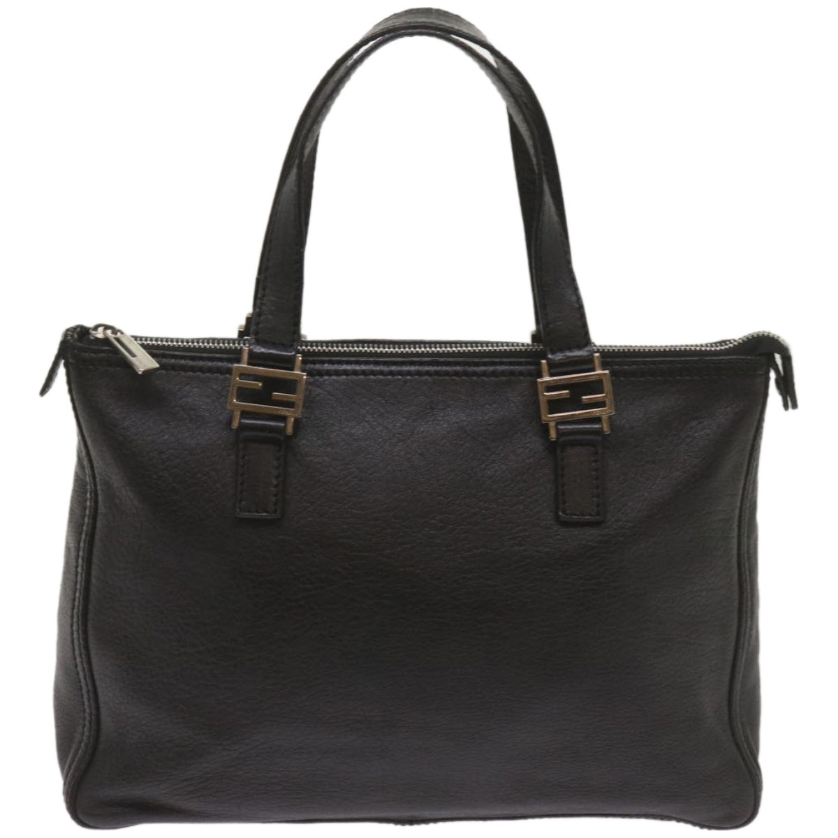Fendi -- Black Leather Handbag (Pre-Owned)