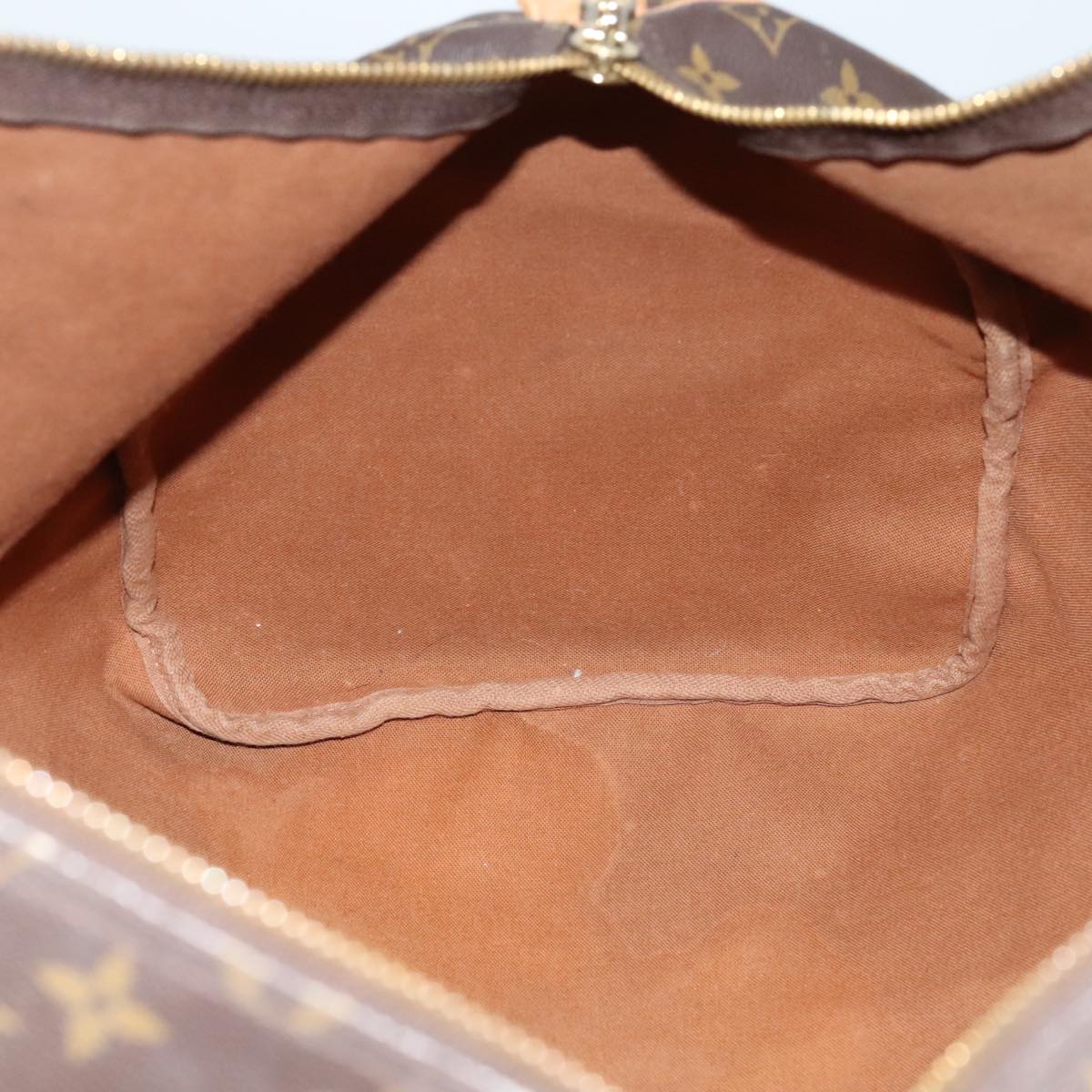 Louis Vuitton Keepall 55 Brown Canvas Travel Bag (Pre-Owned)