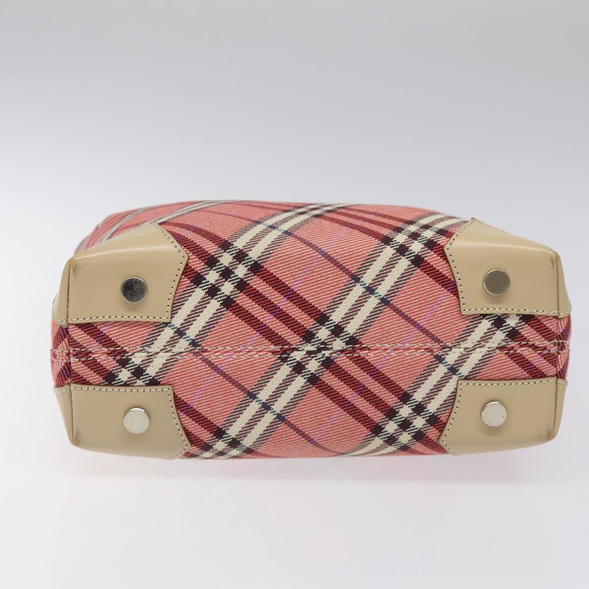 Burberry Nova Check Pink Canvas Tote Bag (Pre-Owned)