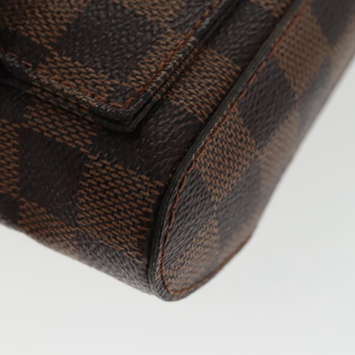 Louis Vuitton Geronimos Brown Canvas Shoulder Bag (Pre-Owned)