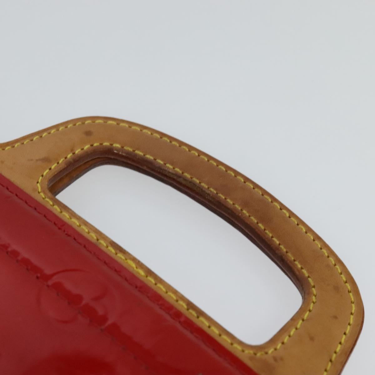 Louis Vuitton Stanton Red Patent Leather Tote Bag (Pre-Owned)