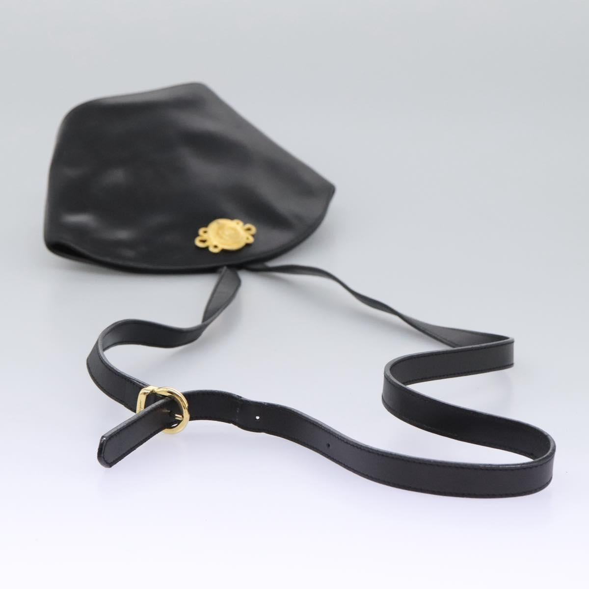 Salvatore Ferragamo - Black Leather Shoulder Bag (Pre-Owned)