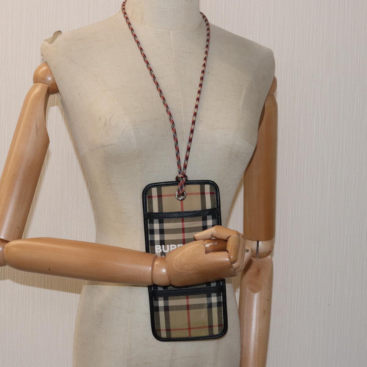 Burberry Nova Check Beige Canvas Wallet (Pre-Owned)