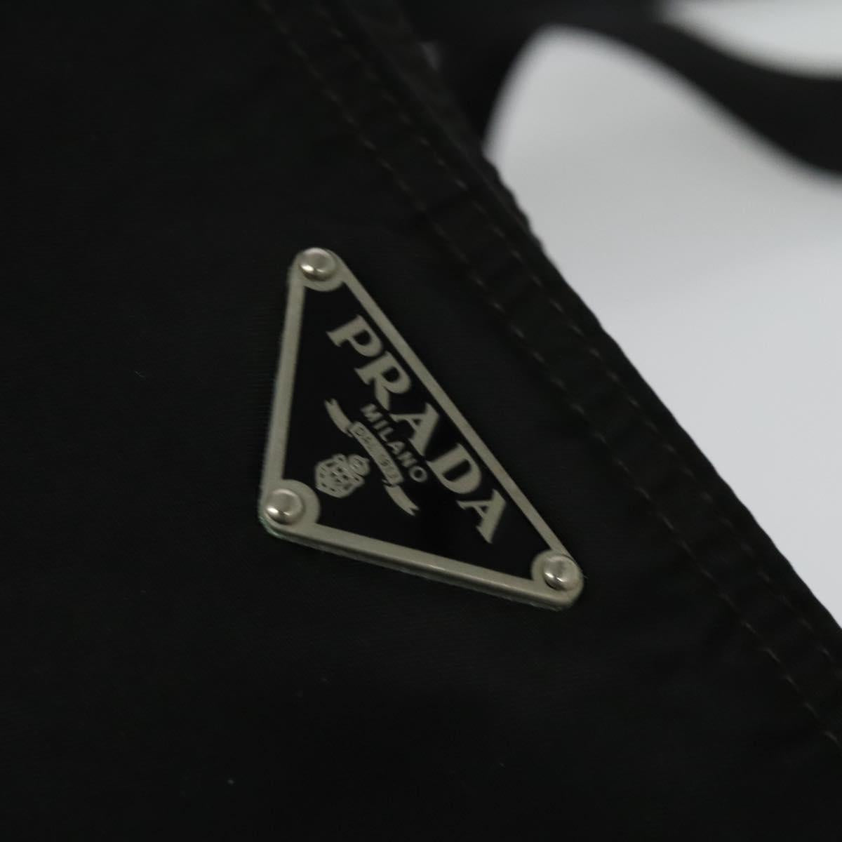 Prada Re-Nylon Black Nylon Shoulder Bag (Pre-Owned)