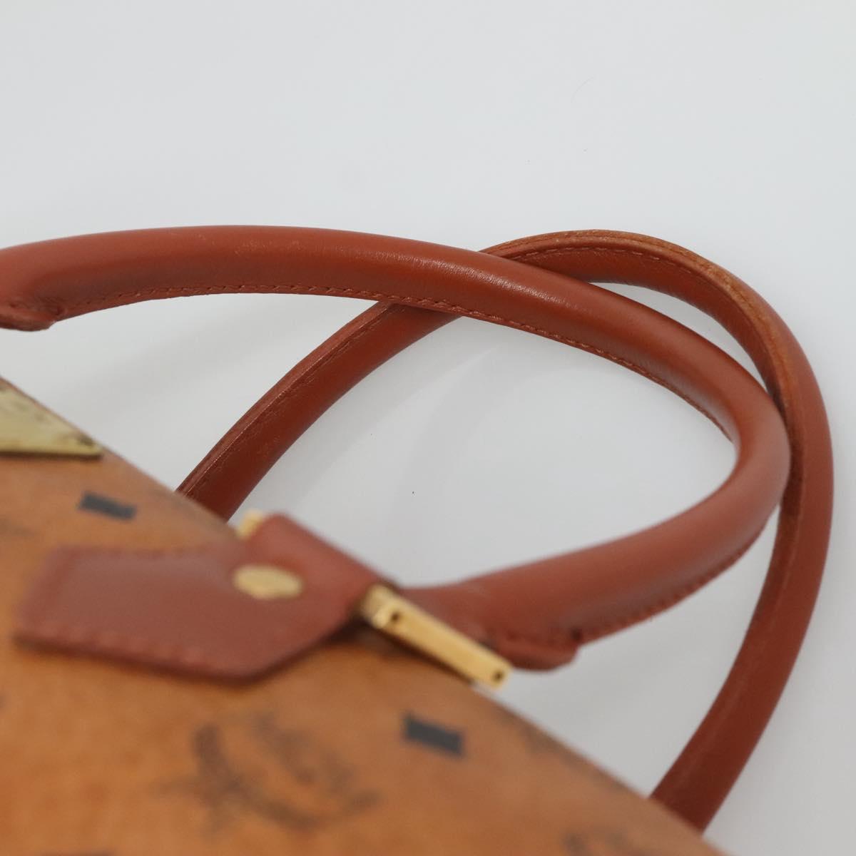 MCM Visetos Brown Canvas Travel Bag (Pre-Owned)