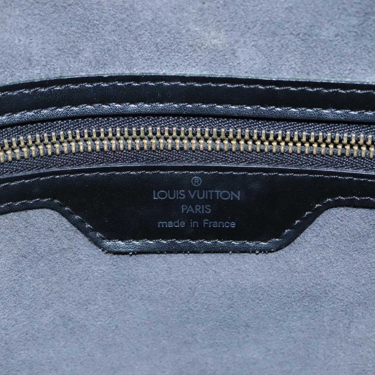 Louis Vuitton Saint Jacques Black Leather Shoulder Bag (Pre-Owned)