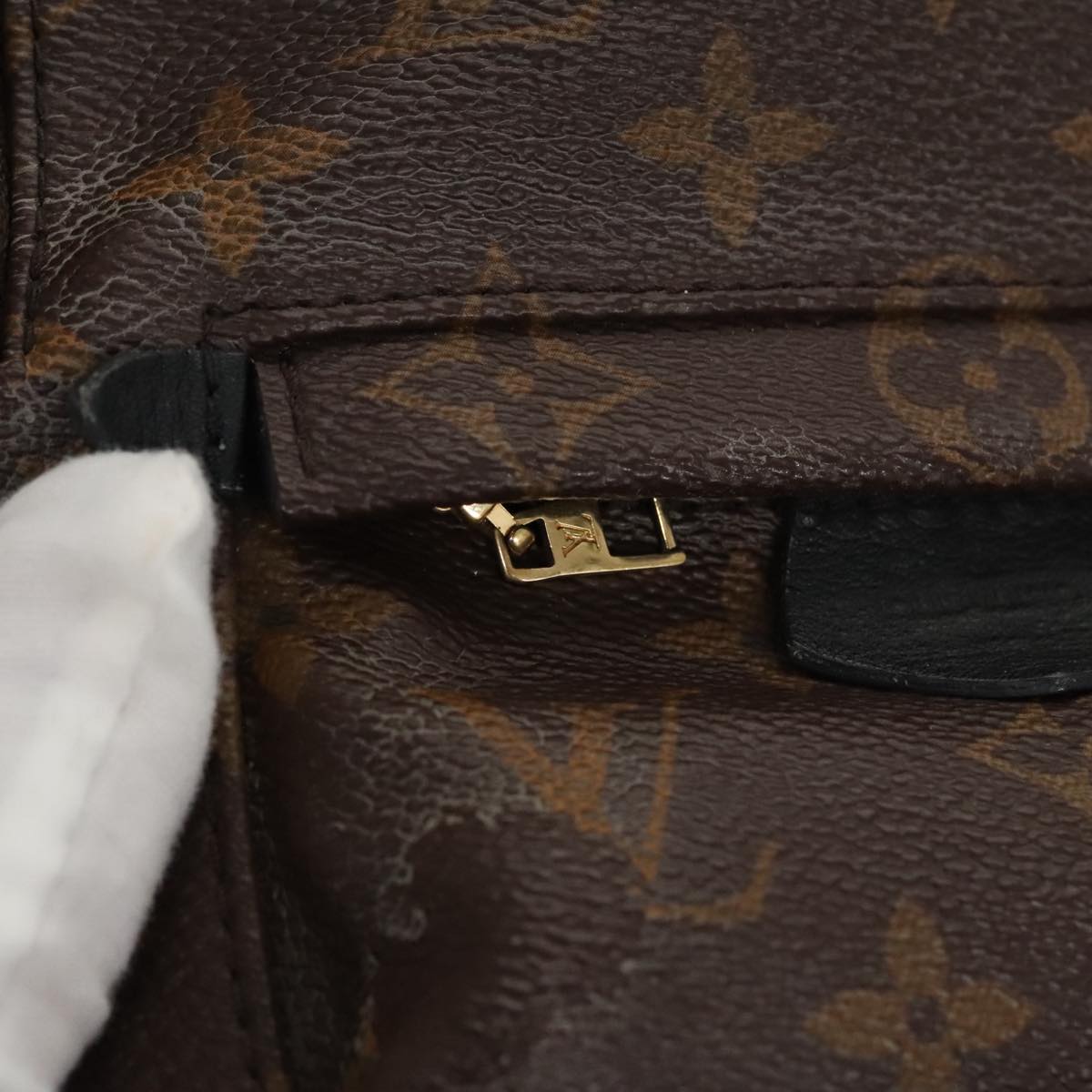 Louis Vuitton Palm Springs Mini Brown Canvas Backpack Bag (Pre-Owned)