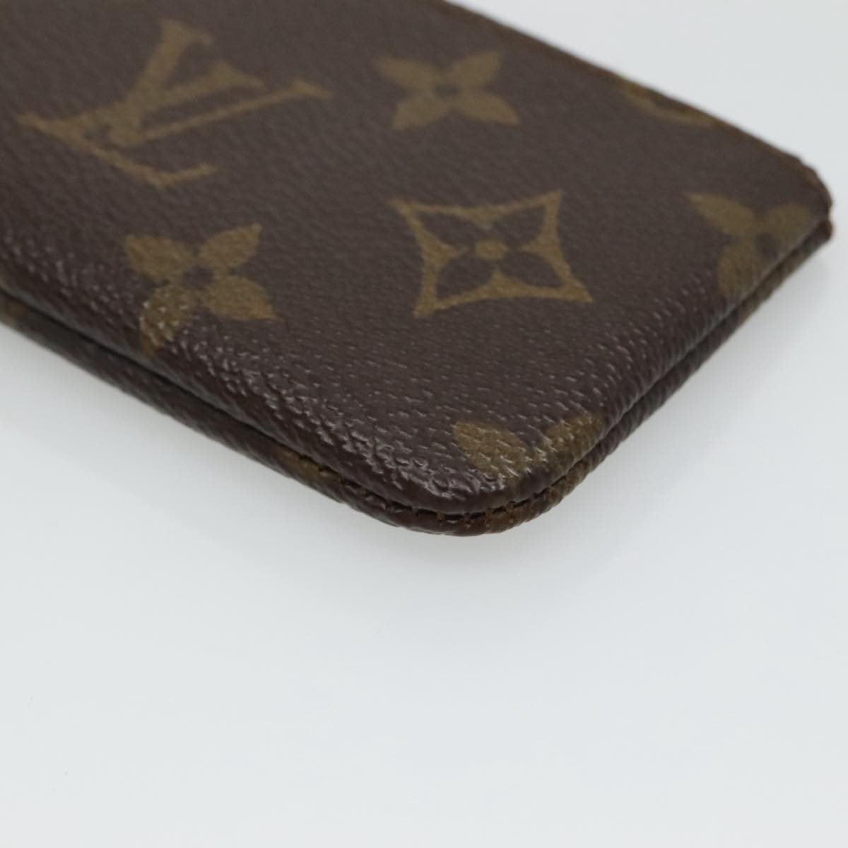 Louis Vuitton Pochette Clés Brown Canvas Wallet (Pre-Owned)
