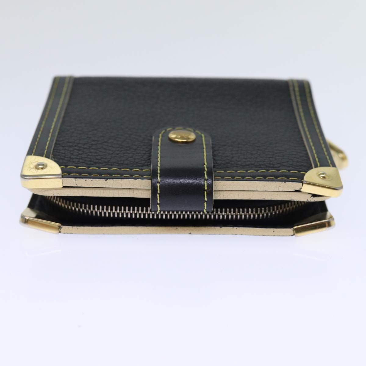 Louis Vuitton Suhari Black Leather Wallet (Pre-Owned)