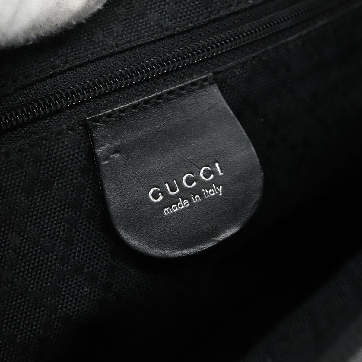 Gucci Black Synthetic Shoulder Bag (Pre-Owned)