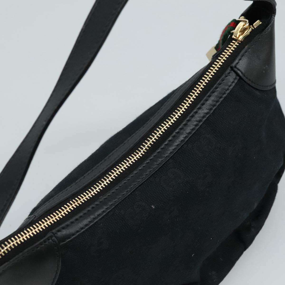 Gucci Sherry Brown Canvas Clutch Bag (Pre-Owned)