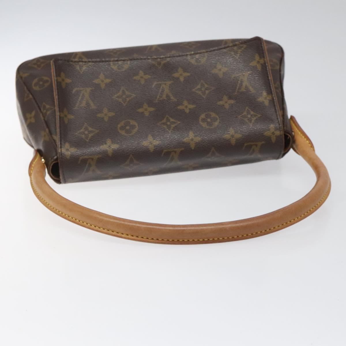 Louis Vuitton Mini Looping Brown Canvas Shoulder Bag (Pre-Owned)