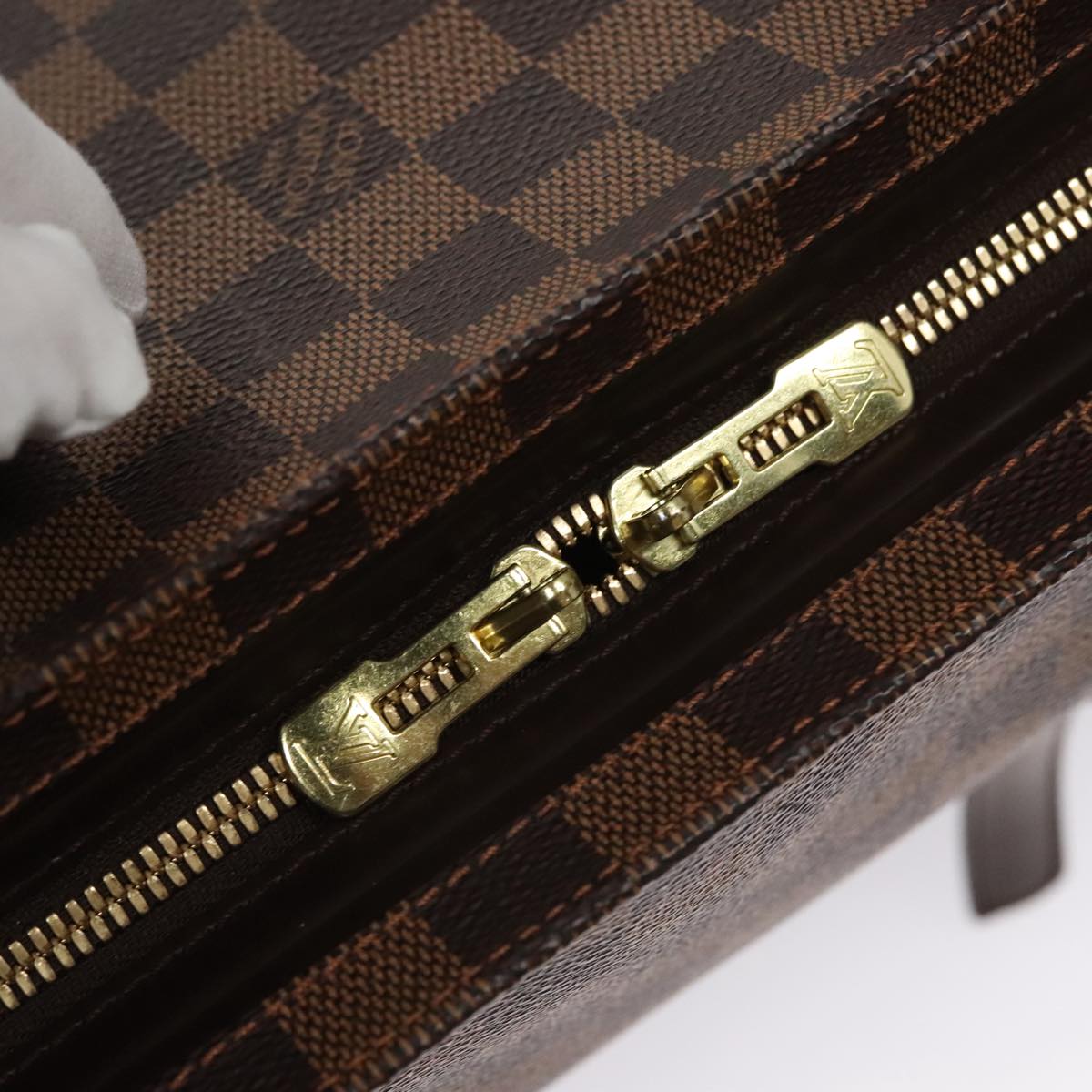 Louis Vuitton Chelsea Brown Canvas Tote Bag (Pre-Owned)