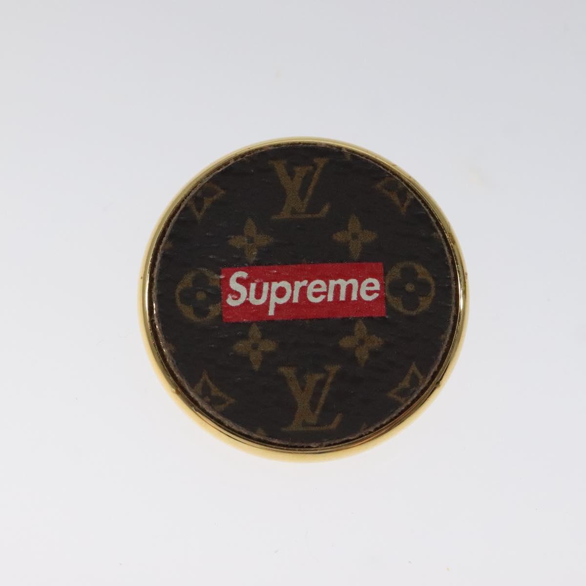 Louis Vuitton Gold Gold Plated Brooch Jewelry (Pre-Owned)