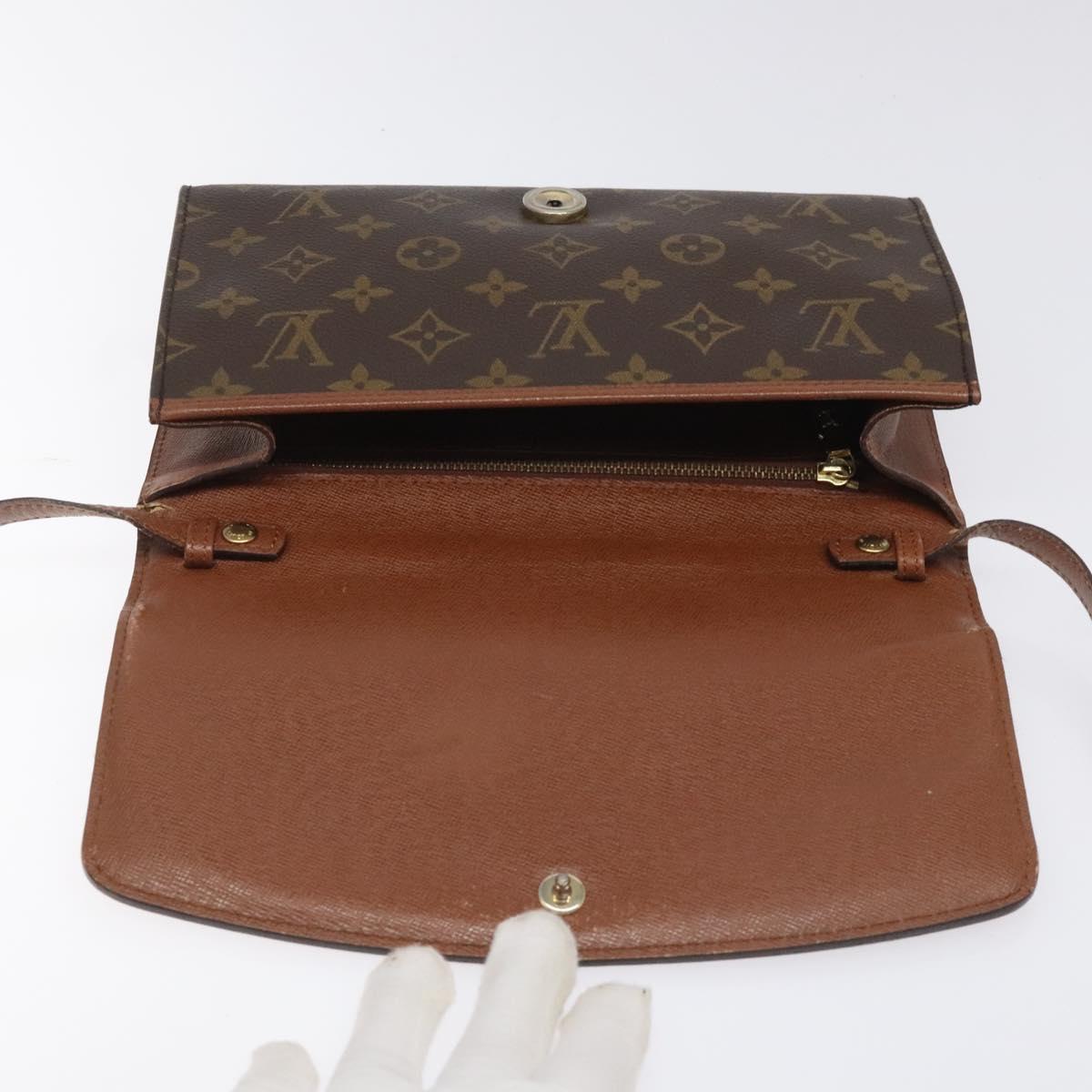Louis Vuitton Bordeaux Brown Canvas Shoulder Bag (Pre-Owned)