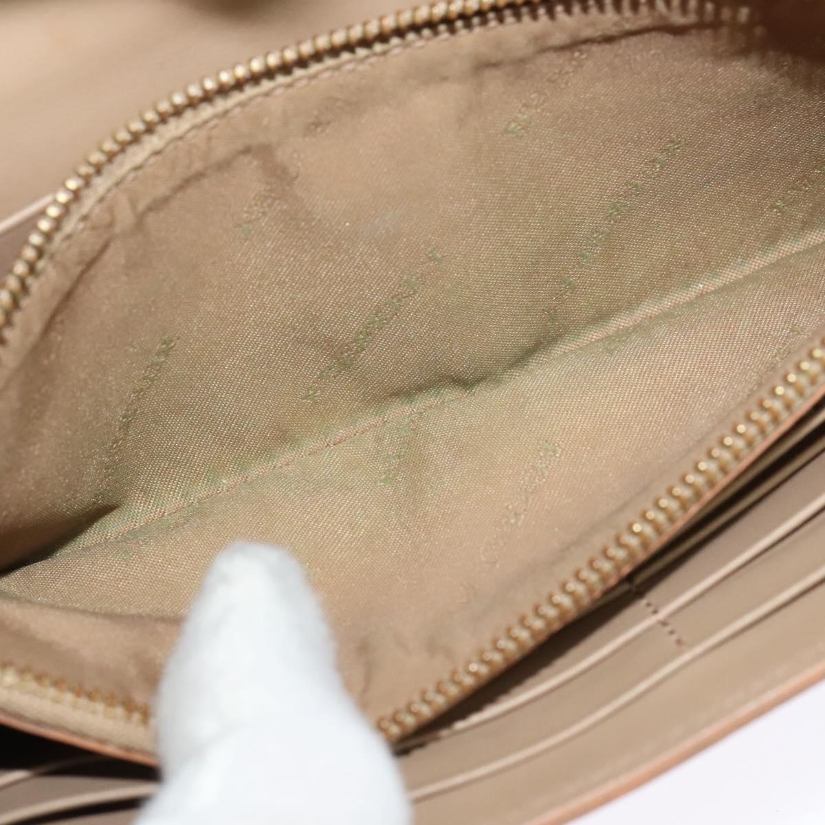 Burberry Haymarket Beige Canvas Wallet (Pre-Owned)