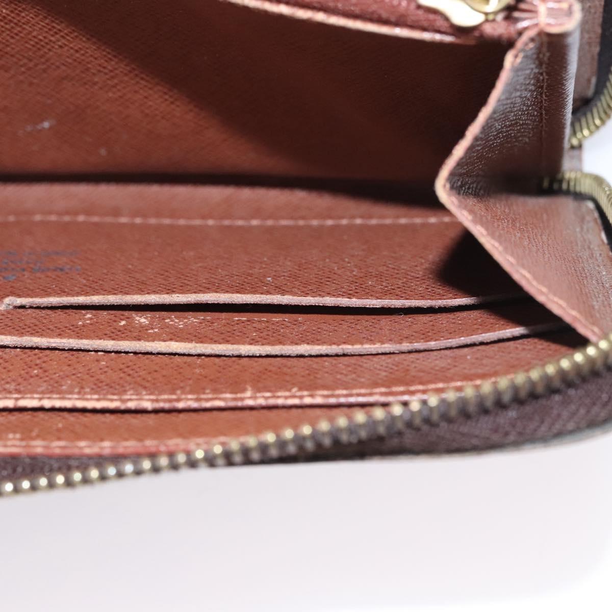 Louis Vuitton Zippy Wallet Brown Canvas Wallet (Pre-Owned)