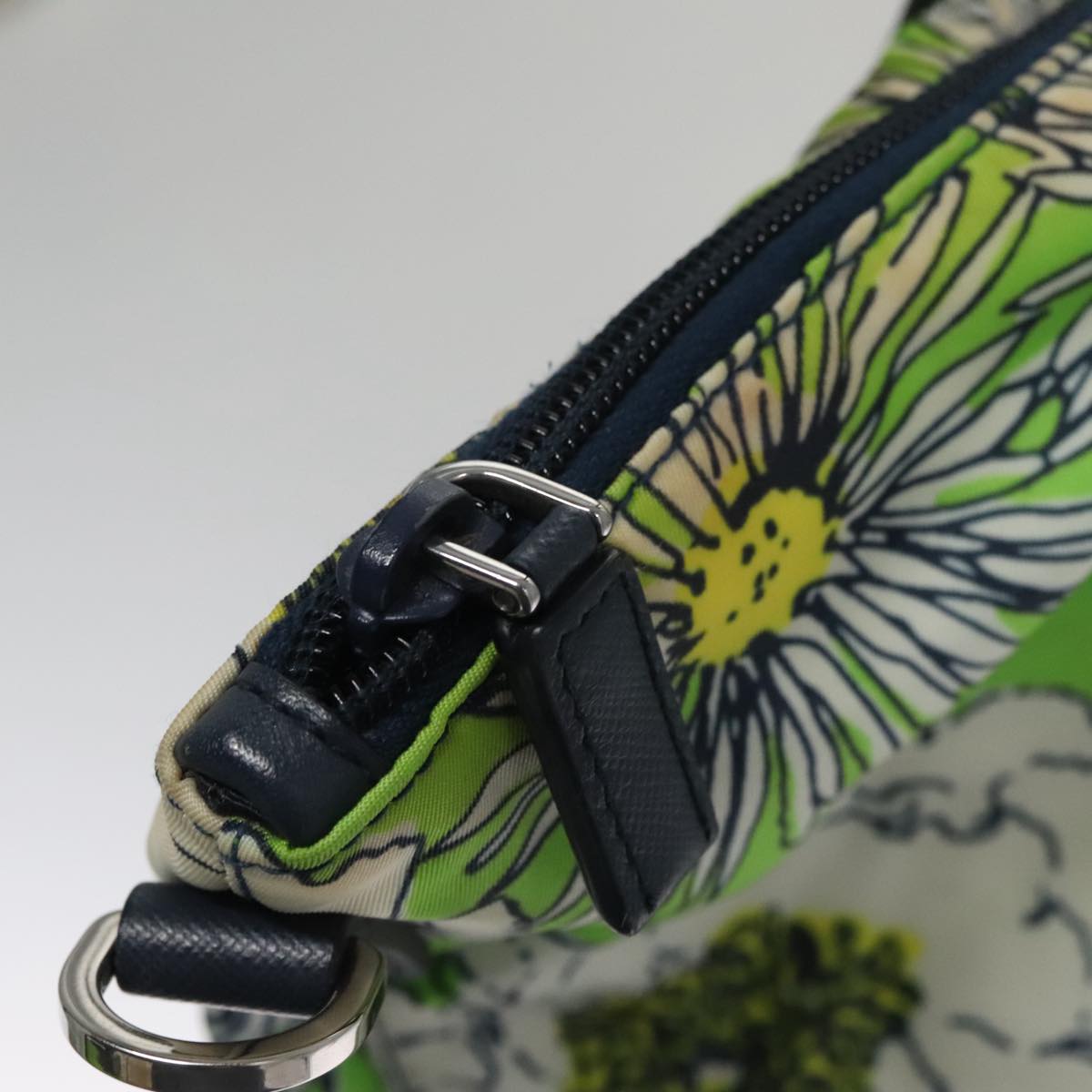 Prada Re-Nylon Green Synthetic Handbag (Pre-Owned)