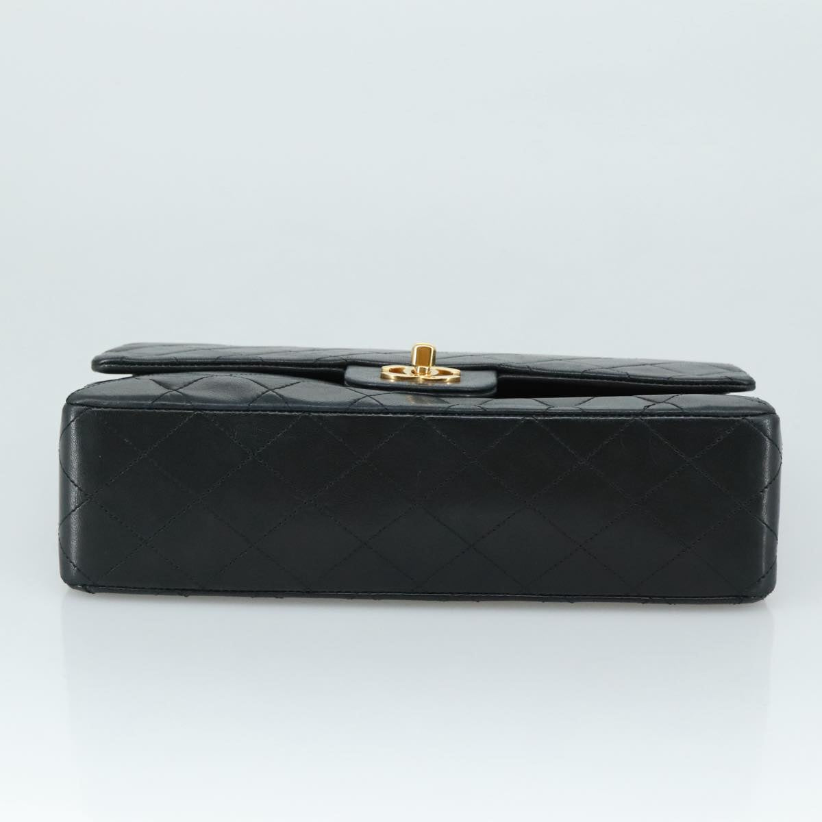 Chanel Timeless Black Leather Shoulder Bag (Pre-Owned)