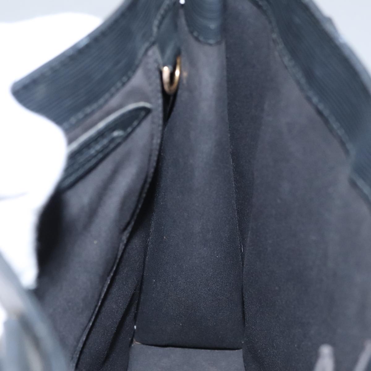 Louis Vuitton Sac Plat Black Leather Handbag (Pre-Owned)
