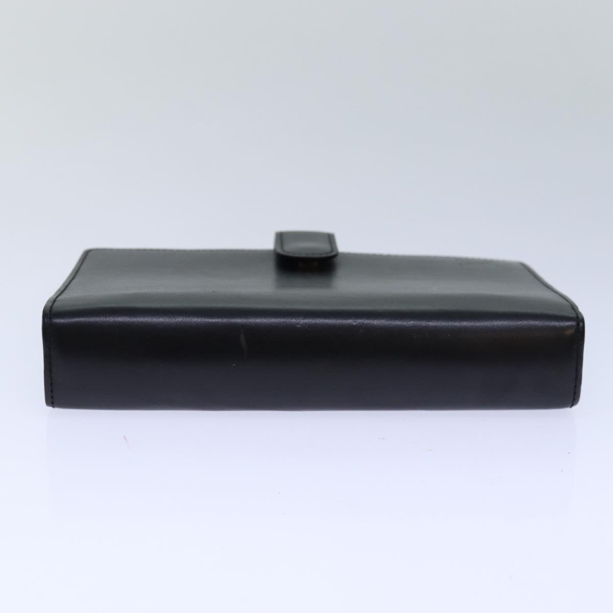 Louis Vuitton Agenda Mm Black Leather Wallet (Pre-Owned)