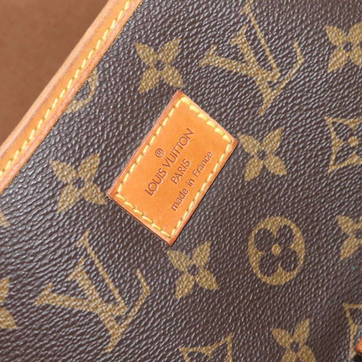 Louis Vuitton Saumur 35 Brown Canvas Shoulder Bag (Pre-Owned)