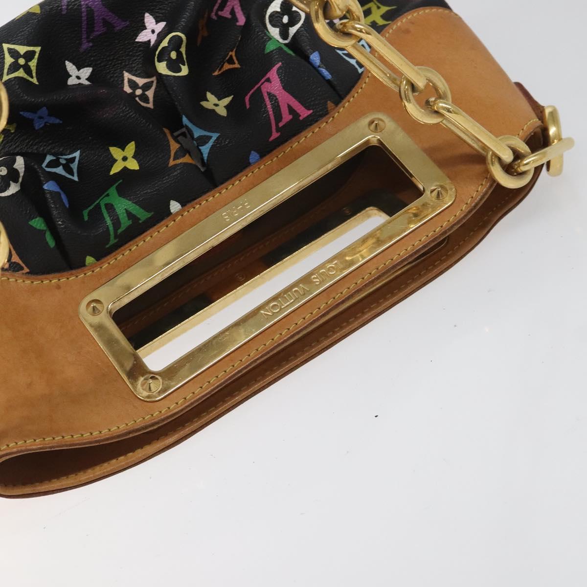 Louis Vuitton Judy Black Canvas Shoulder Bag (Pre-Owned)