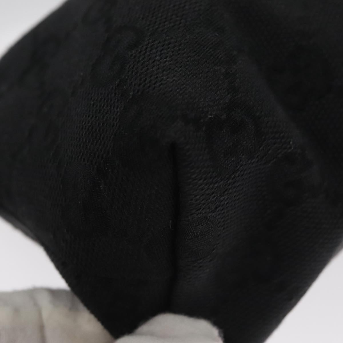 Gucci Gg Canvas Black Canvas Clutch Bag (Pre-Owned)