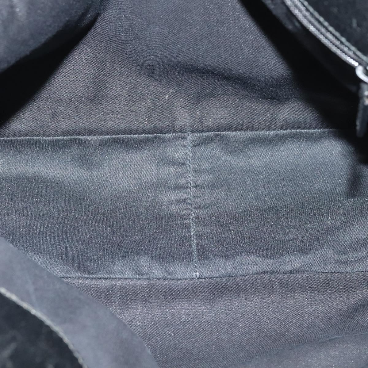 Gucci Gg Canvas Black Canvas Shoulder Bag (Pre-Owned)