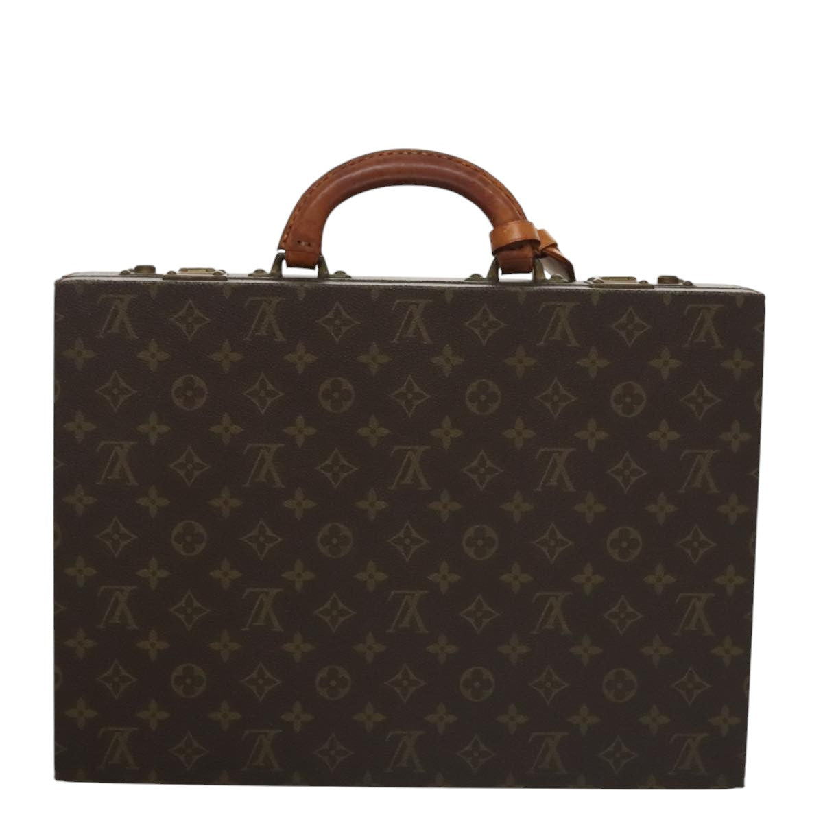 Louis Vuitton President Brown Canvas Briefcase Bag (Pre-Owned)