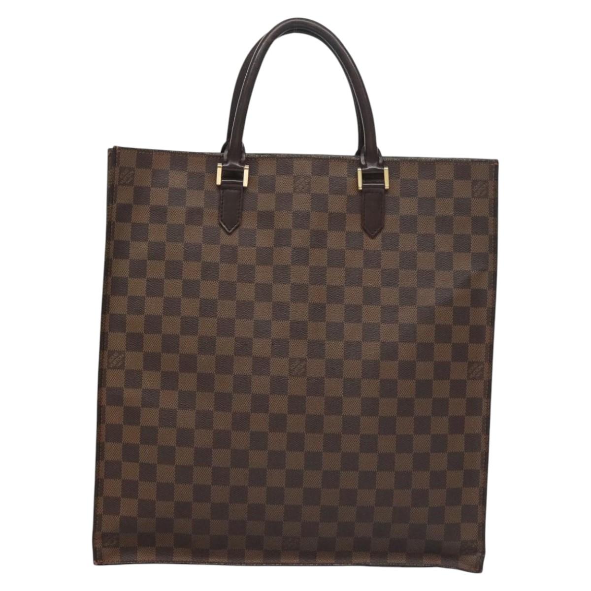 Louis Vuitton Sac Plat Brown Canvas Handbag (Pre-Owned)