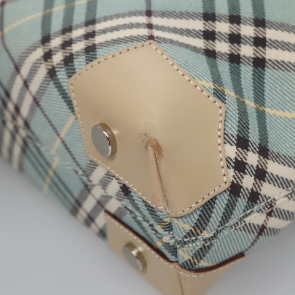 Burberry Blue Label Blue Canvas Tote Bag (Pre-Owned)