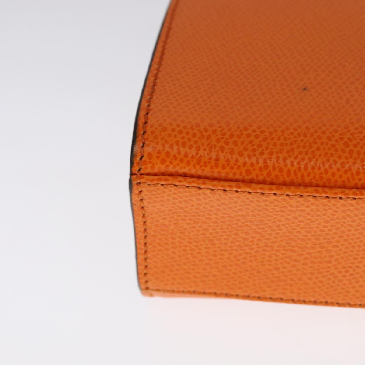 Céline Kelly Orange Leather Handbag (Pre-Owned)