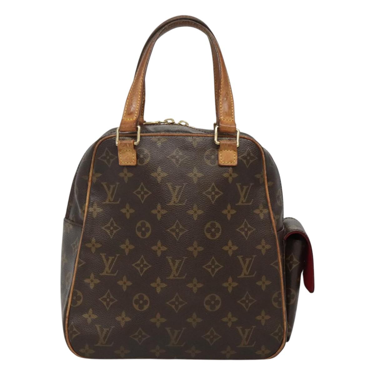 Louis Vuitton Excentri Cité Brown Canvas Handbag (Pre-Owned)