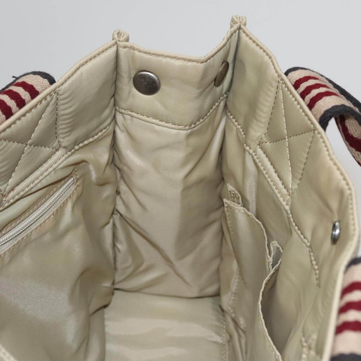 Burberry Blue Label Beige Synthetic Handbag (Pre-Owned)