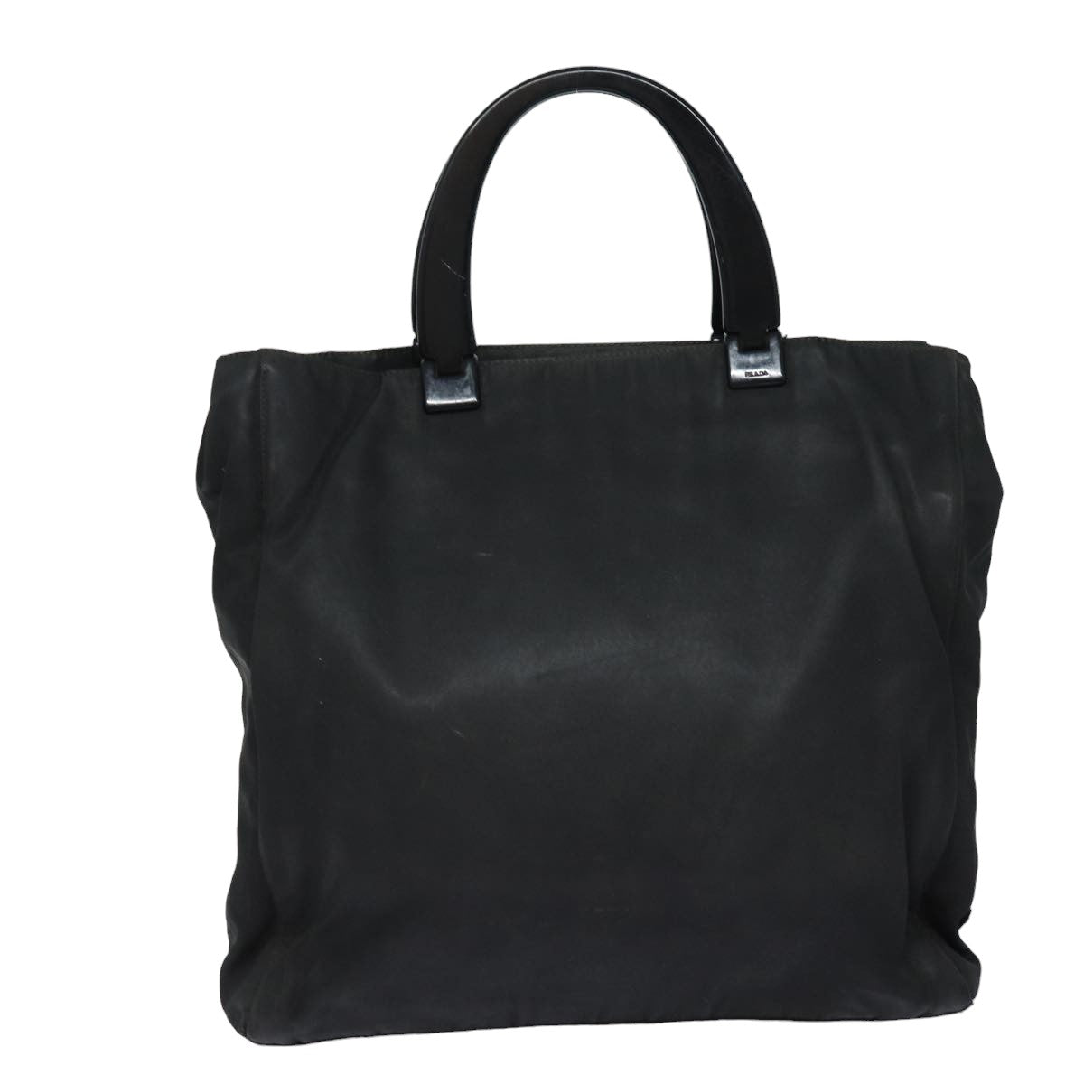 Prada Tessuto Black Synthetic Handbag (Pre-Owned)