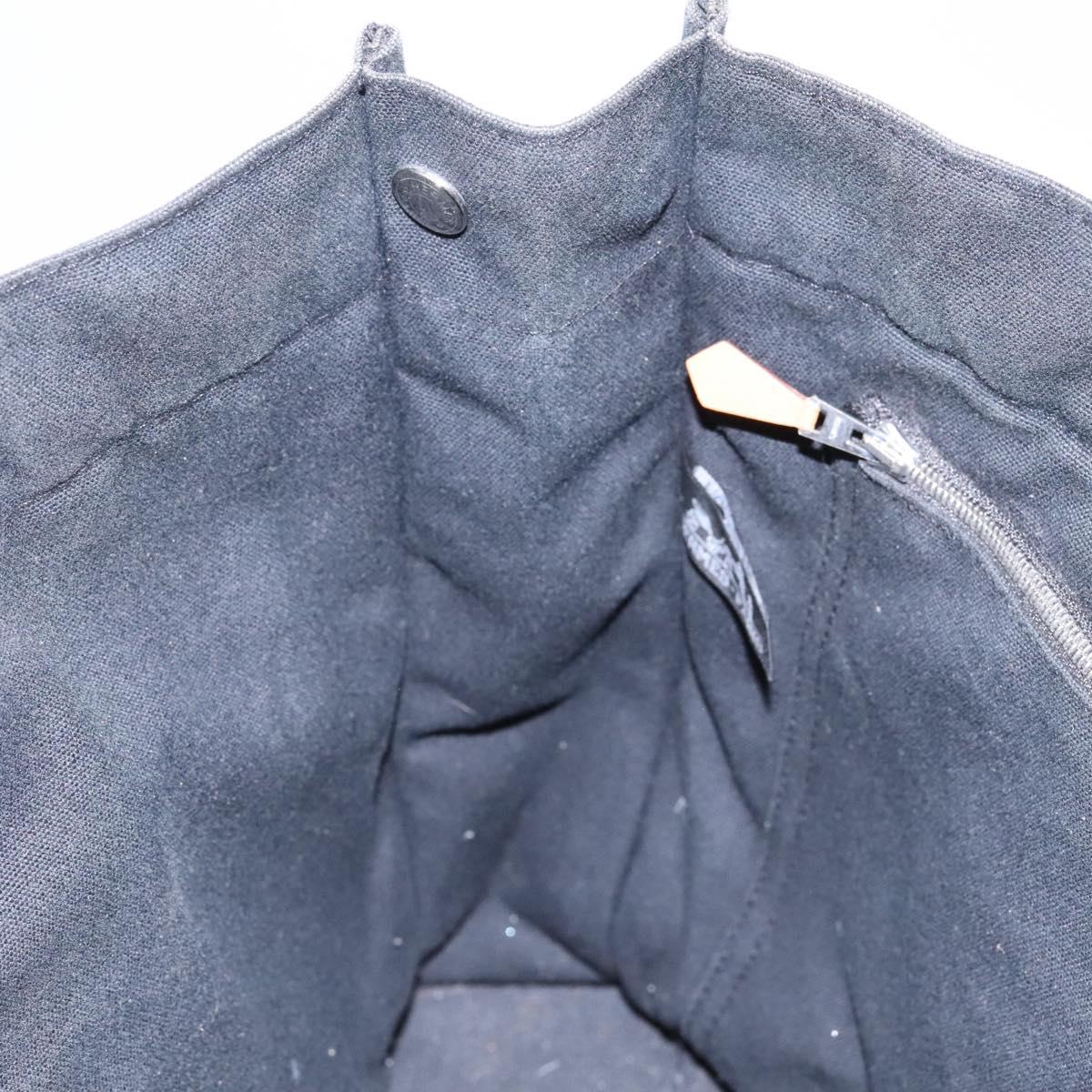 Hermès Toto Black Canvas Tote Bag (Pre-Owned)