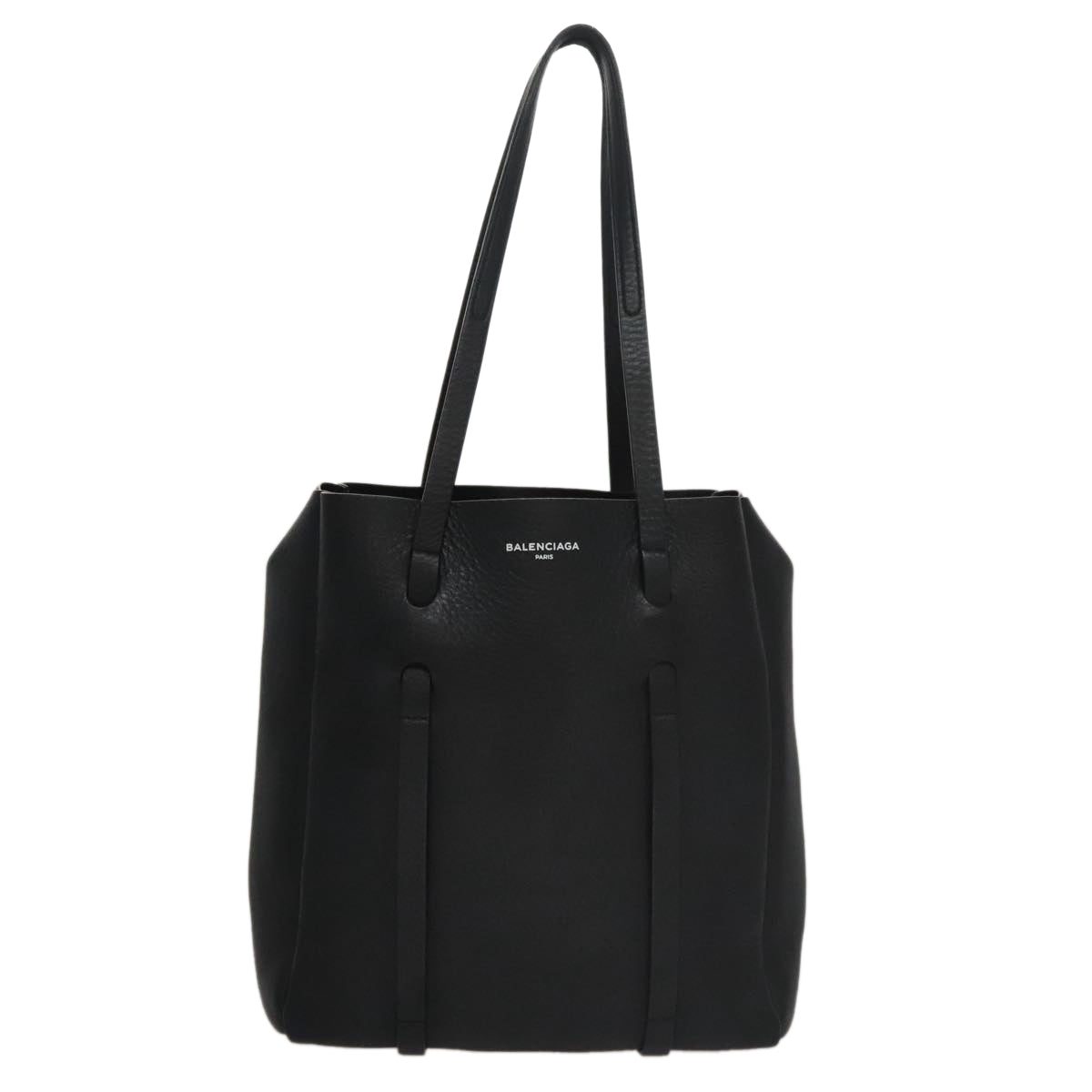 Balenciaga Everyday Black Leather Tote Bag (Pre-Owned)