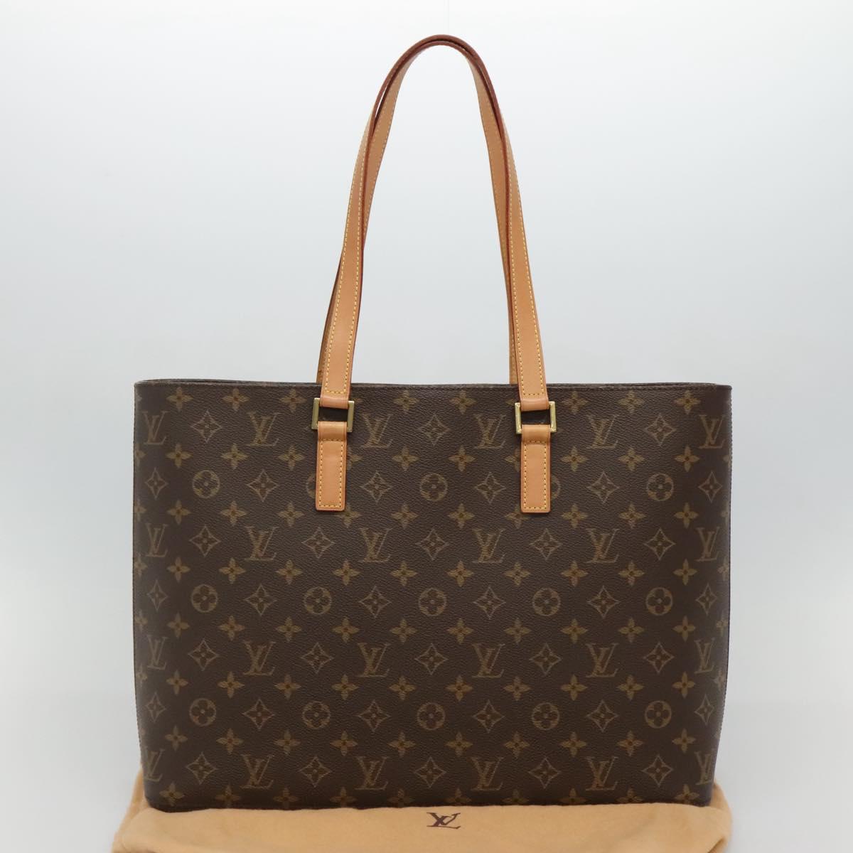 Louis Vuitton Luco Brown Canvas Tote Bag (Pre-Owned)