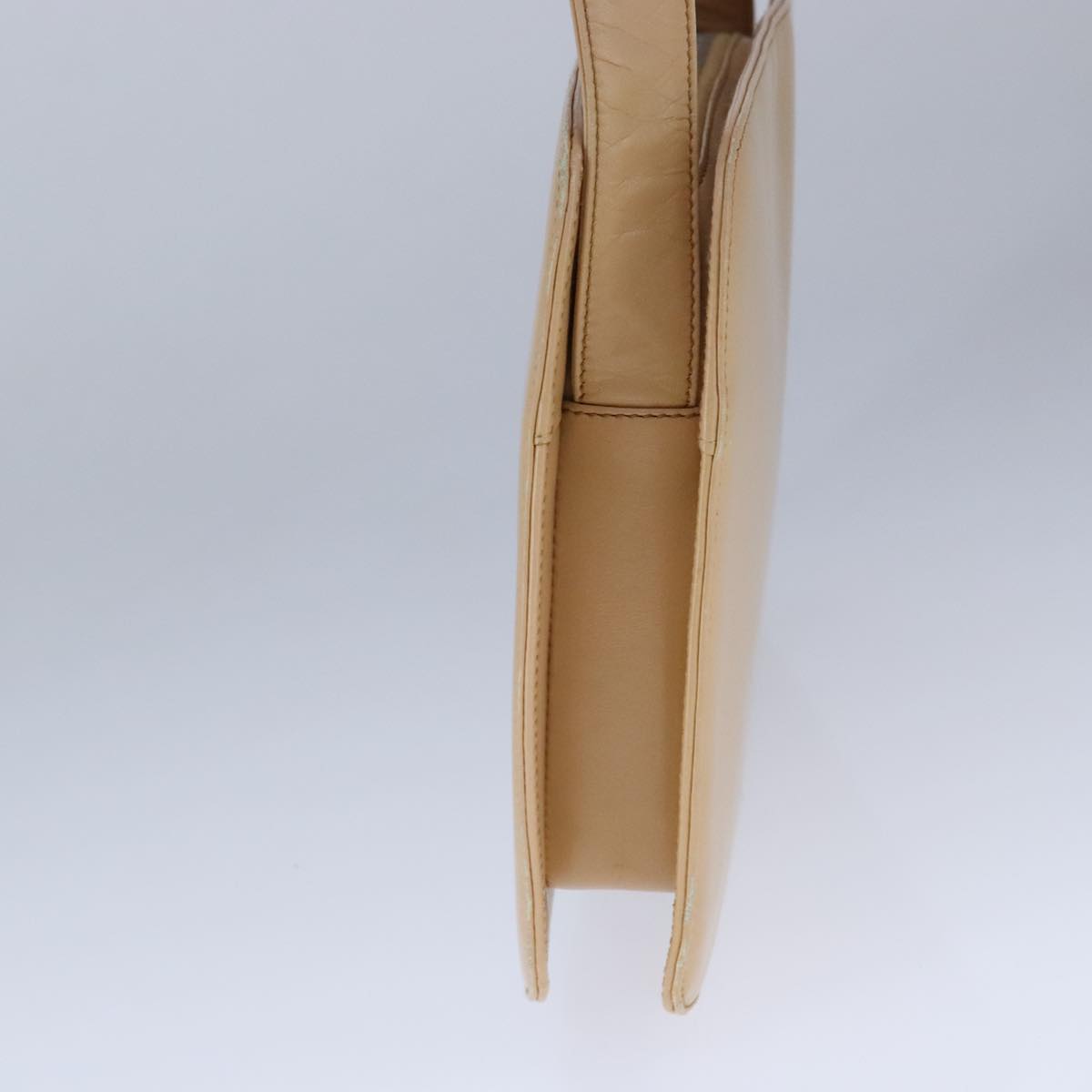 Prada Beige Leather Shoulder Bag (Pre-Owned)