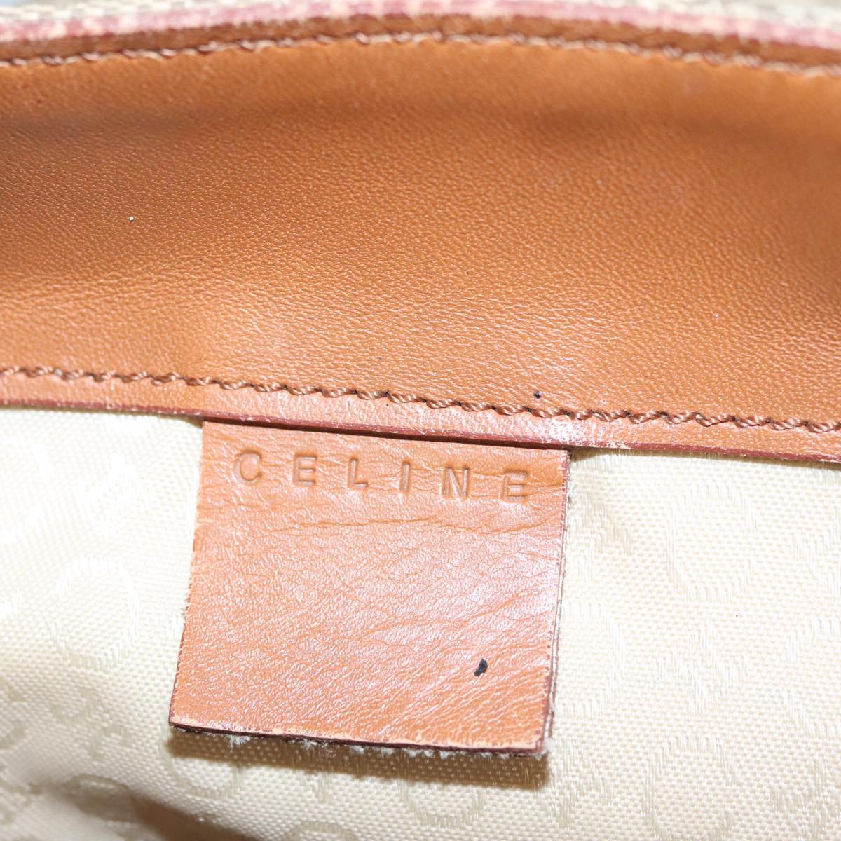 Céline Macadam Beige Canvas Backpack Bag (Pre-Owned)