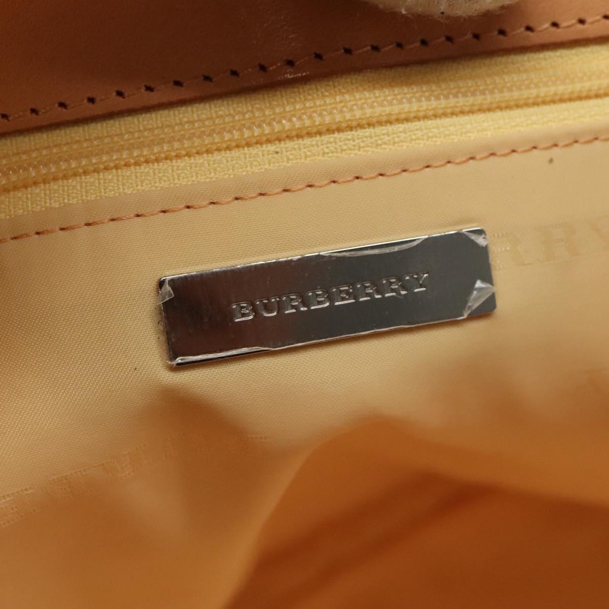 Burberry Nova Check White Canvas Tote Bag (Pre-Owned)
