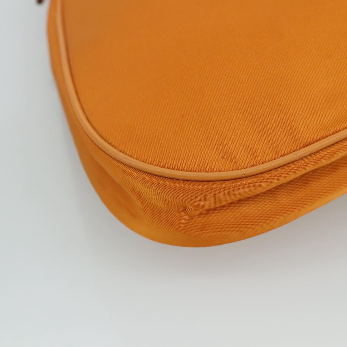 Prada Tessuto Orange Synthetic Shoulder Bag (Pre-Owned)